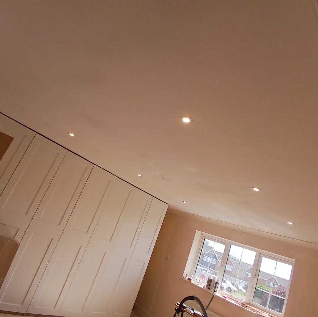 Bedroom Downlight Installation